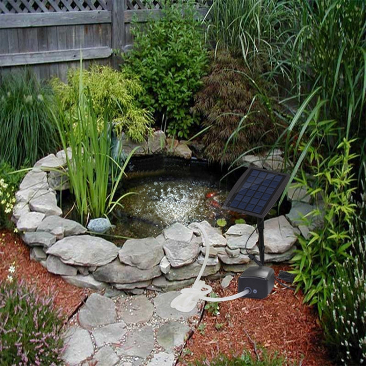 Plug-in Solar Aeration Pump Power Storage Aquarium Oxygen Pump