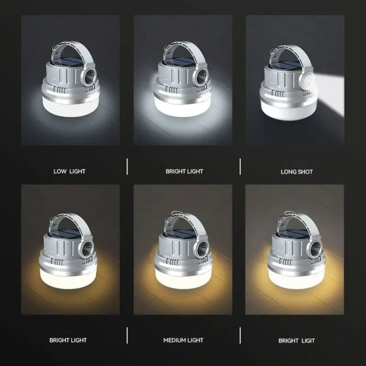 M10 Solar Tent Light With Portable Power Supply Handheld Camping Light Outdoor Vintage Mood Lights