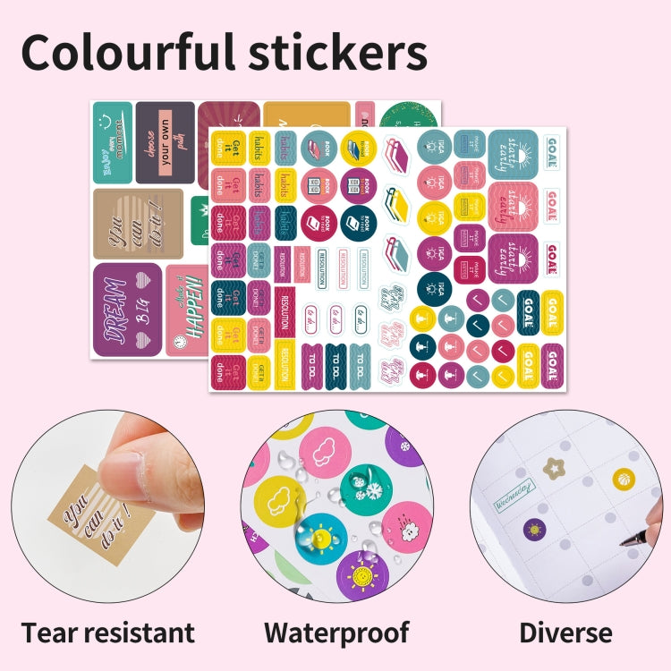 A5 Starry Sky Undated Planner Journal Financial Notebook