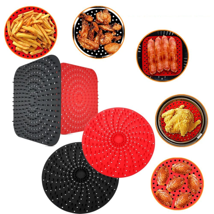 Air Fryer Reusable Silicone Liner Mat Non-Stick Steamer Pad Kitchen Accessories