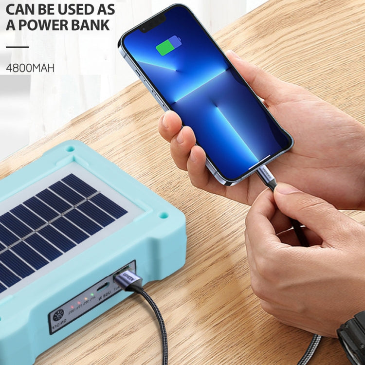 Solar Flood Light Portable Flashlight Emergency Work Light