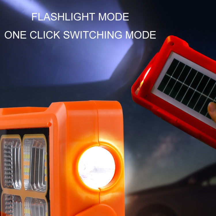 Solar Flood Light Portable Flashlight Emergency Work Light