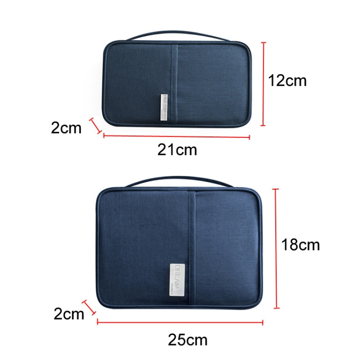 Travel Waterproof Dustproof Portable Passport Document Bag