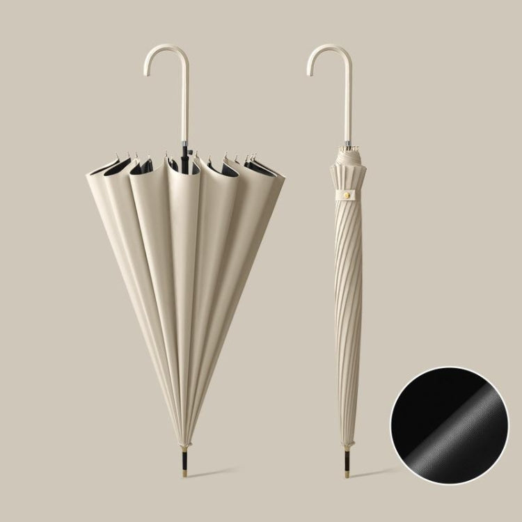 16 Bone Automatic Long Handle Double Sunny And Rain Dual Use Umbrella