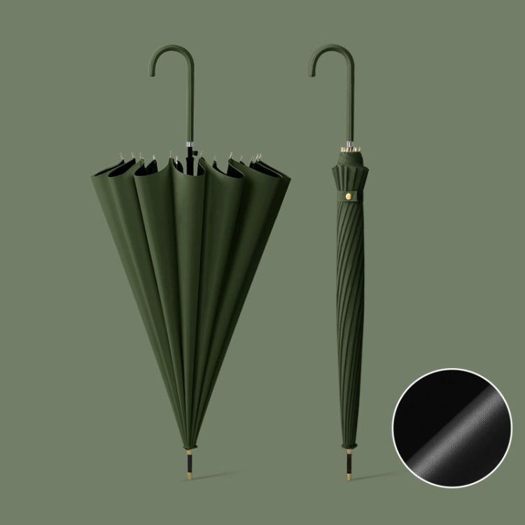 16 Bone Automatic Long Handle Double Sunny And Rain Dual Use Umbrella