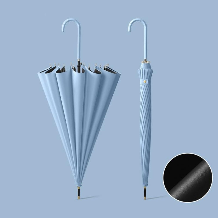 16 Bone Automatic Long Handle Double Sunny And Rain Dual Use Umbrella