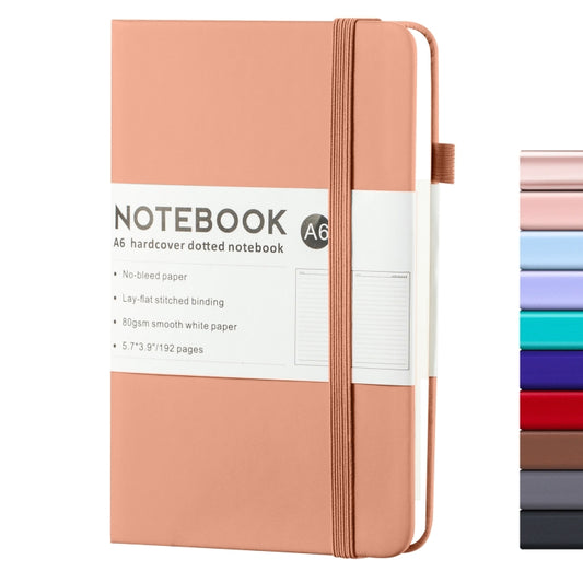 A6 PU Leather Notebook Business Notepad 96 Sheets Inner Pages