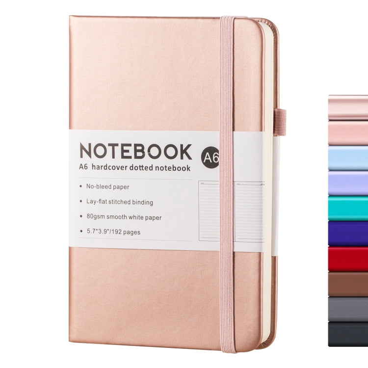 A6 PU Leather Notebook Business Notepad 96 Sheets Inner Pages