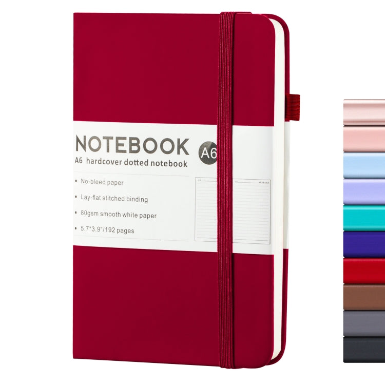 A6 PU Leather Notebook Business Notepad 96 Sheets Inner Pages