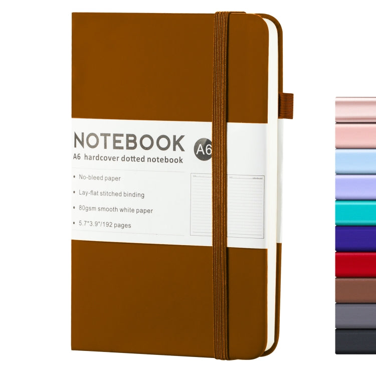 A6 PU Leather Notebook Business Notepad 96 Sheets Inner Pages
