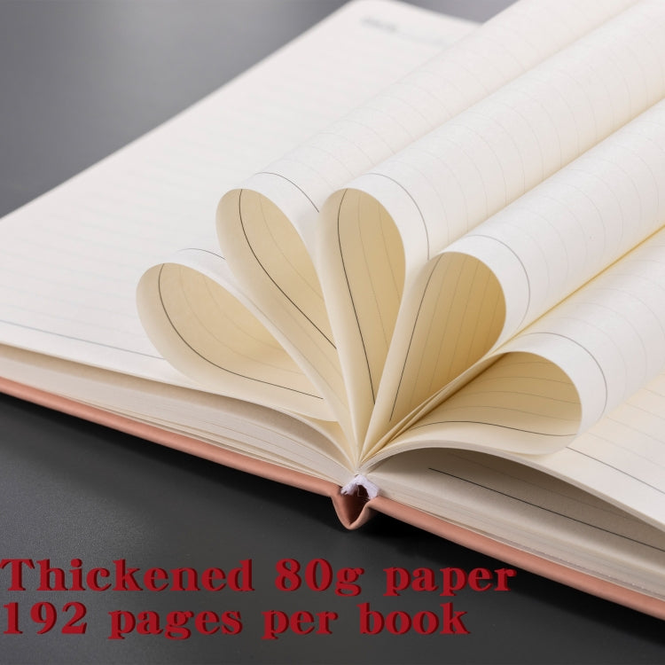 A6 PU Leather Notebook Business Notepad 96 Sheets Inner Pages