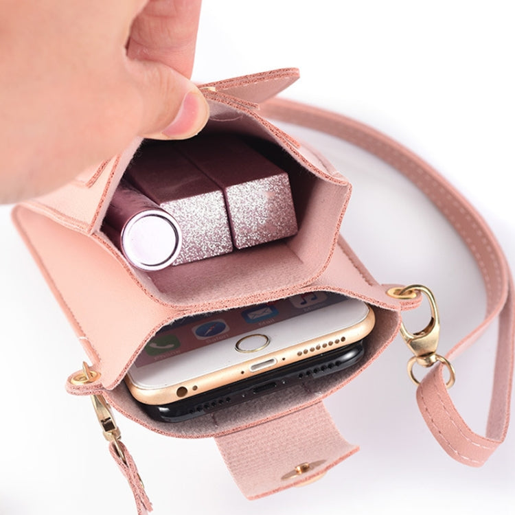 Ladies Mobile Phone Bag One Shoulder Messenger Mini Bag Printed Long Card Holder Wallet