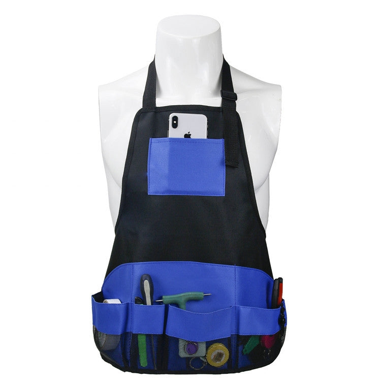 Multi Pocket Tool Apron Blue Garden Gardening Apron