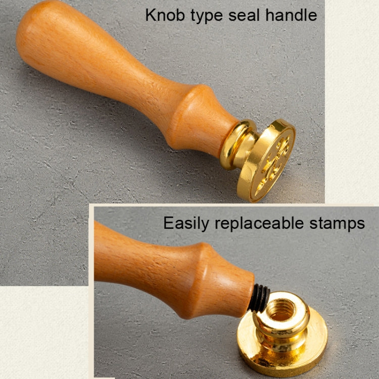 Gift Box Fire Paint Stamp Set Retro Handbook Material Accessories DIY Book Material