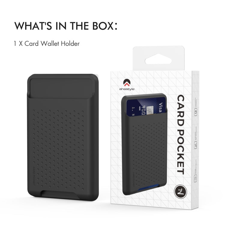 AhaStyle PT133 Adhesive Model Mobile Phone Silicone Card Case