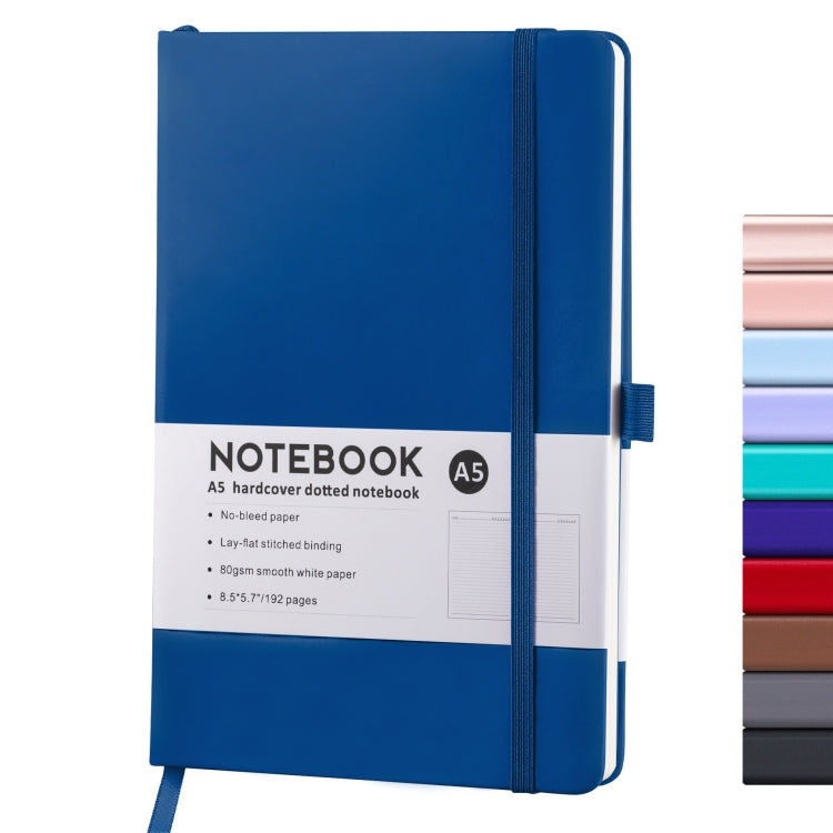 A5 PU Leather Notebook Business Notepad 96 Sheets Inner Pages, A5