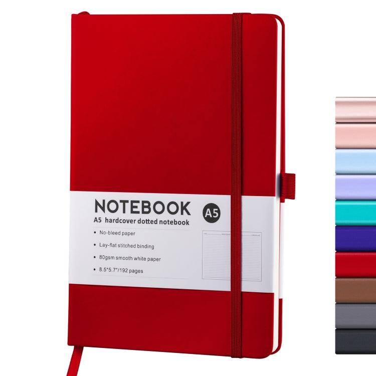 A5 PU Leather Notebook Business Notepad 96 Sheets Inner Pages, A5