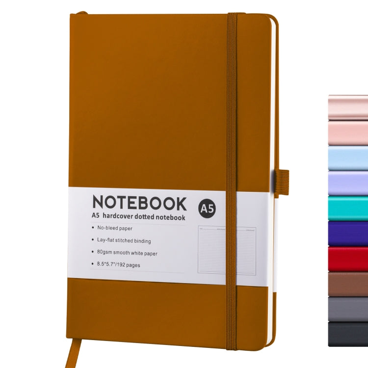 A5 PU Leather Notebook Business Notepad 96 Sheets Inner Pages, A5