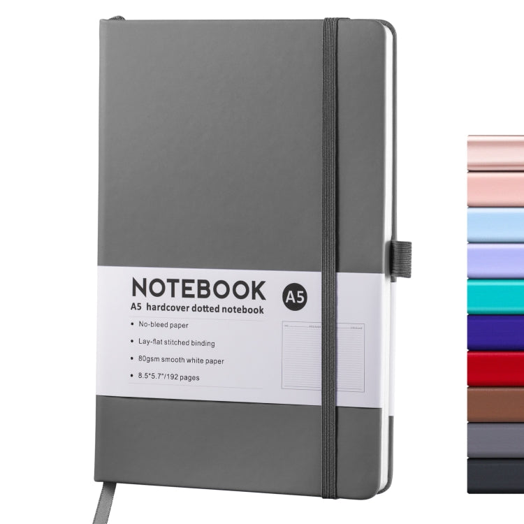 A5 PU Leather Notebook Business Notepad 96 Sheets Inner Pages, A5