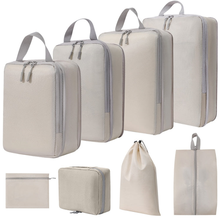 8 In 1  Compression Packing Cubes Expandable Travel Bags Luggage Organizer, 8 In 1
