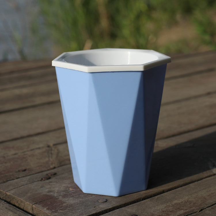 Diamond-shaped Automatic Water-absorbing Lazy Flower Pot Green Plant Plastic Pot