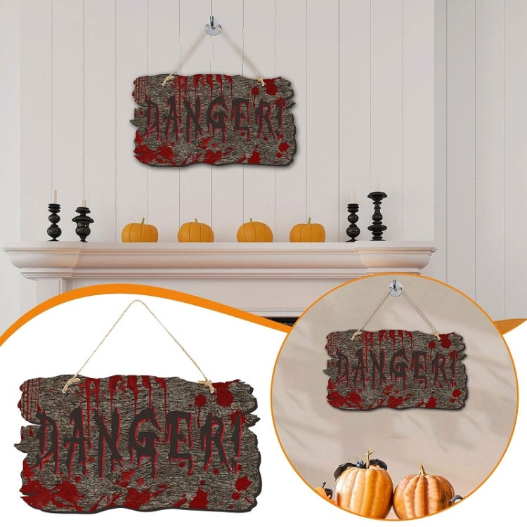 Halloween Door Sign Haunted House Horror Atmosphere Decoration