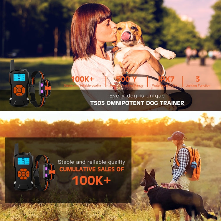 Electronic Remote Control Dog Training Device Pet Training Shock Collar