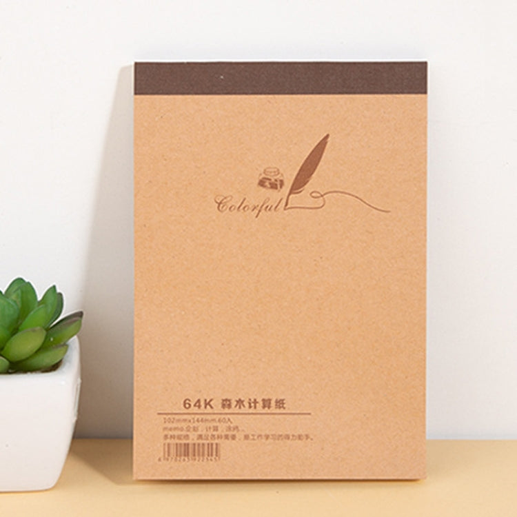 Blank Kraft Sketchbook Doodle Notebook