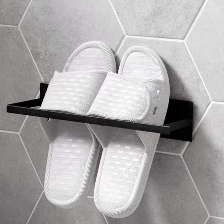 Wall Mounted Metal Clothes Hanger Storage Rack Multifunctional Shelf for Closet