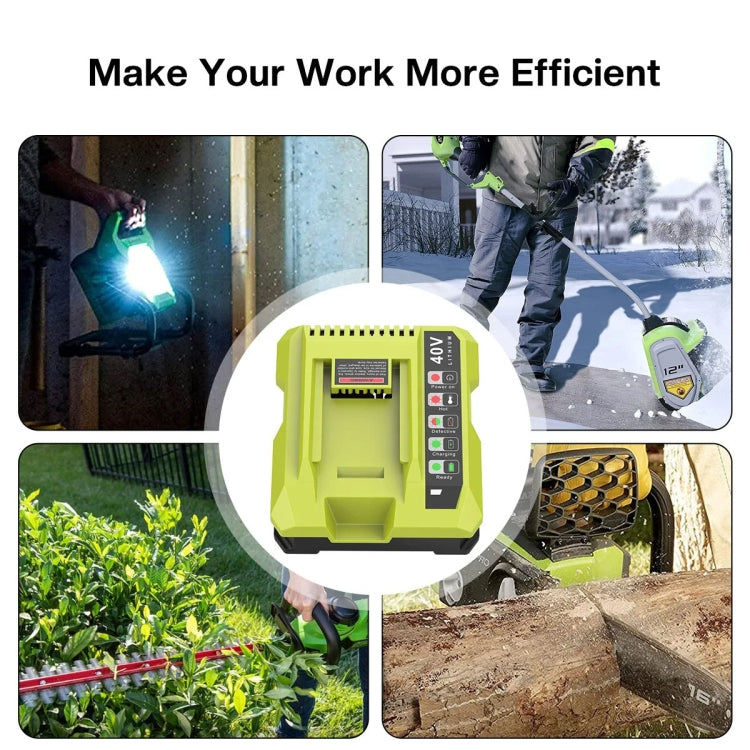 36-40V Tool Cutting Machine Battery Charger, For RYOBI PO401 / PO403 / PO400