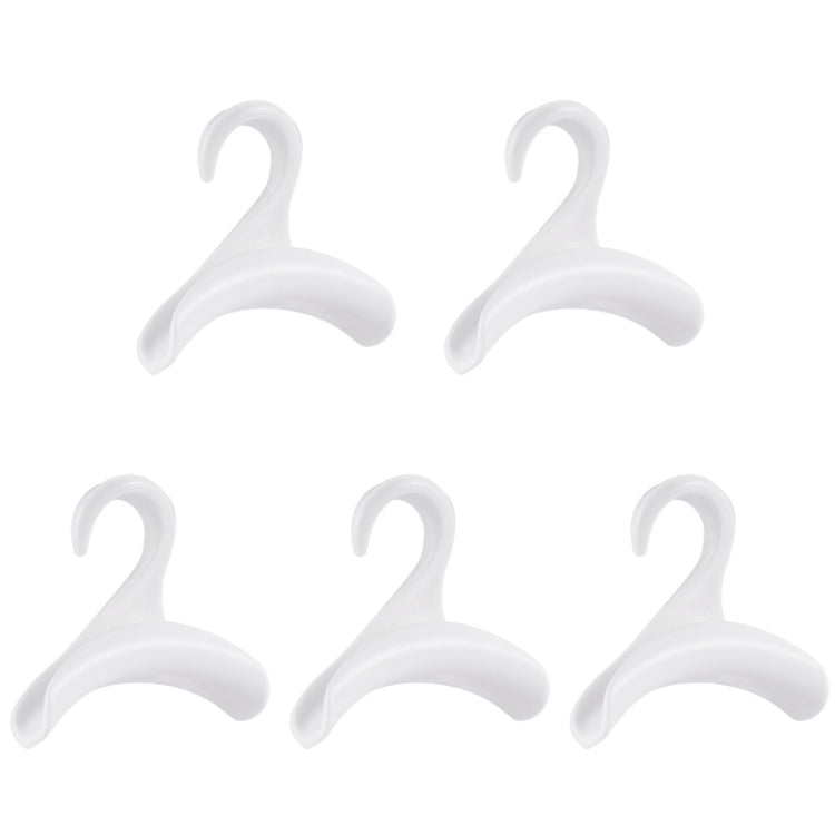 5pcs Wardrobe Hook Hat and Scarf Storage Rack Bag Anti-deformation Arch Hanger