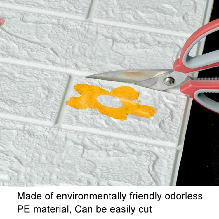 35x38.5cm 3D Self-Stick Wallpaper Soft Wrapping Waterproof Wall Sticker