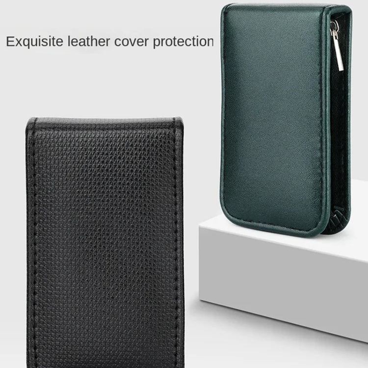 6pcs /Set Portable Nail Clipper Kit Household Nail Clipper Pedicure Tools, Dark Green, Black