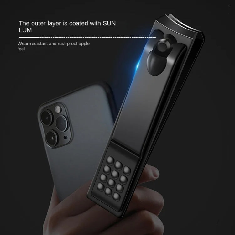 6pcs /Set Portable Nail Clipper Kit Household Nail Clipper Pedicure Tools, Dark Green, Black