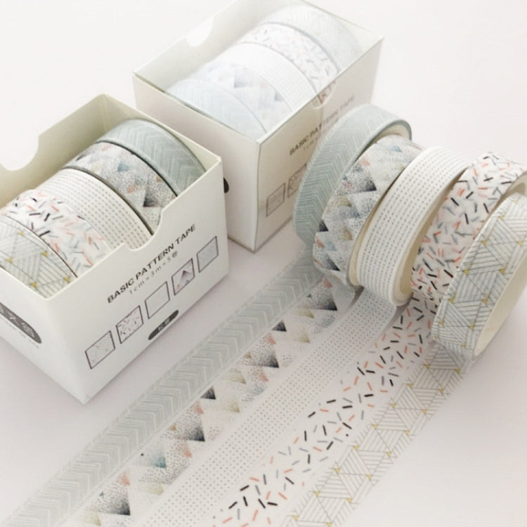 5rolls /Box 3m Washi DIY Decoration Handbook Tape Set