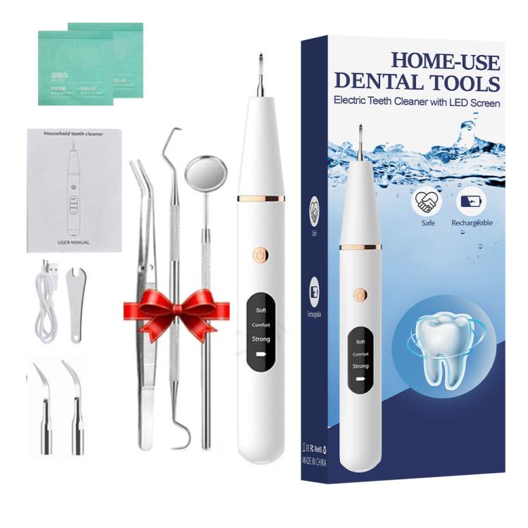Ultrasonic Electric Dental Scaler Teeth Plaque Cleaner Dental Stone Removal With LED Light