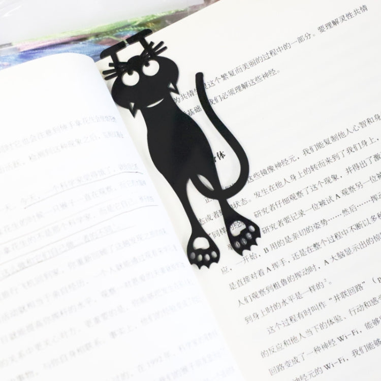 Hollow Acrylic Kitten Bookmark Label Card