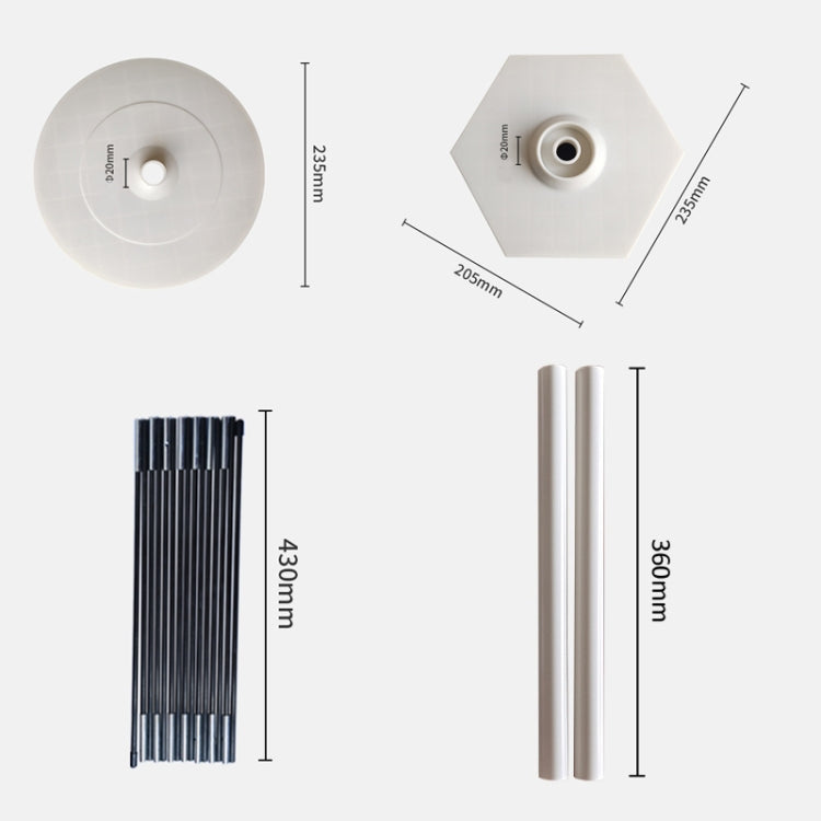 108 x 120 Inch Balloon Arch Stand Set Holiday Party Decoration Props