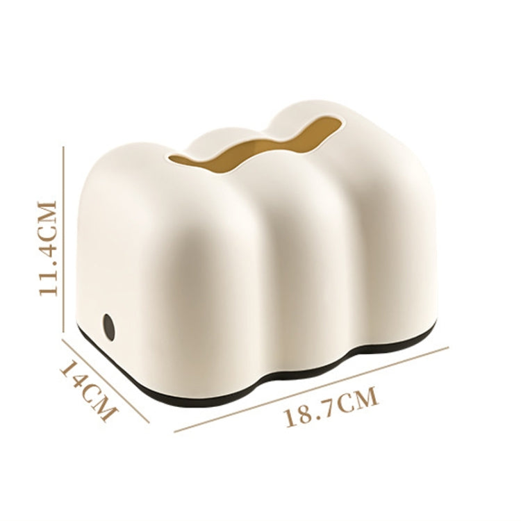 Cloud Tissue Box Tabletop Cream Style Wall Hanging Plastic Napkins Holder