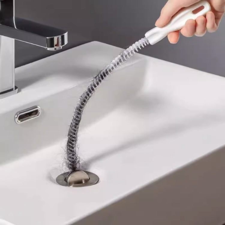 4pcs Pipe Brush Household Hair Cleaning Anti-Blockage Cleaning Rod Multi-Function Drainage Tools