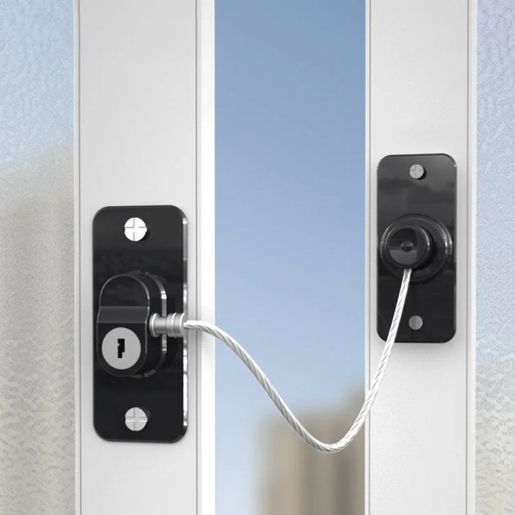 Multifunctional Children Window Safety Lock With Key Refrigerator Cabinet Lock Dual Purpose Limator