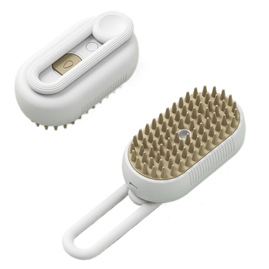 Pet Electric Spray Comb Rechargeable Cat Steamy Grooming Brush Cleaning Tool
