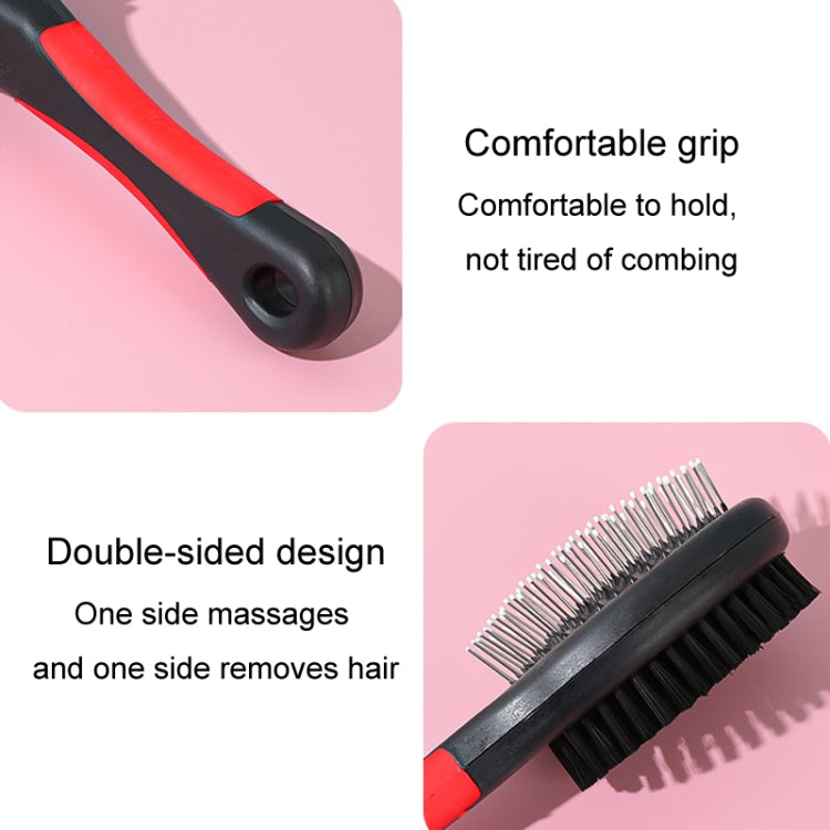 Pet Double Sided Comb With Protective Points Cat Dog Clean Grooming Comb