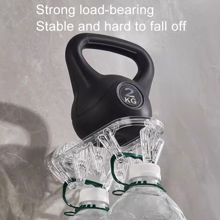 Suction Cup Clothes Rack Multi Clips Wall Mounted Indoor Outdoor Balcony Multifunctional Folding Clothes Hanger