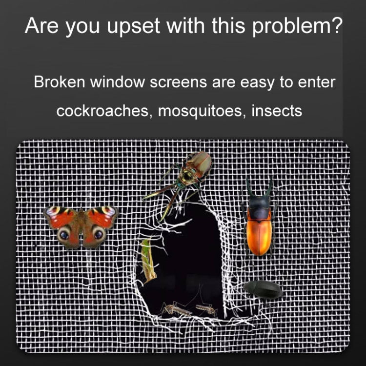 5cm x 5m Door Curtain Mosquito Net Screen Window Anti-Mosquito Repair Subsidy