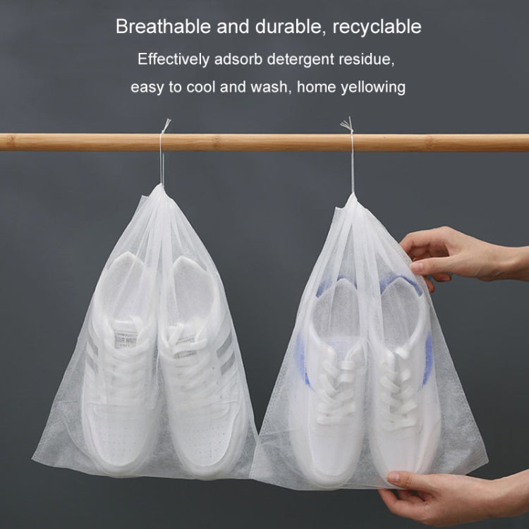 Portable Thickened Non-Woven Anti-Yellowing And Sunscreen Shoe Bag Shoe Storage Bag