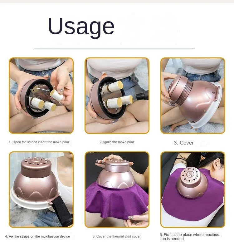 Portable Moxibustion Box Waist Abdomen Moxibustion Equipment