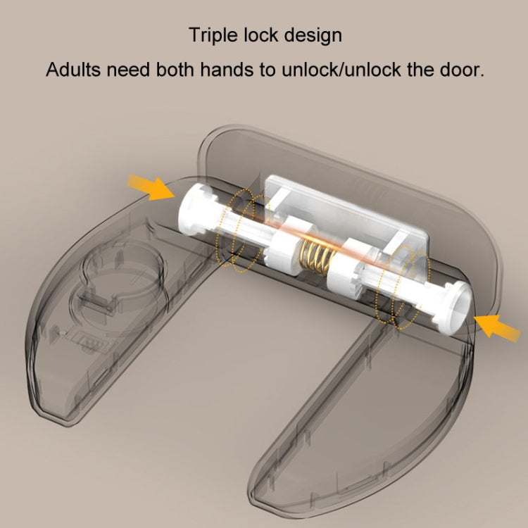 Door Stopper Living Alone Anti Burglary Door Stopper No Hole Child Safety Lock Blocker