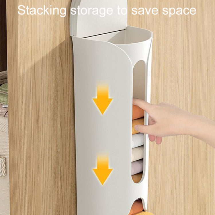 Free Punching Wall Mounted Panty Organizer Household Sock Storage Stand