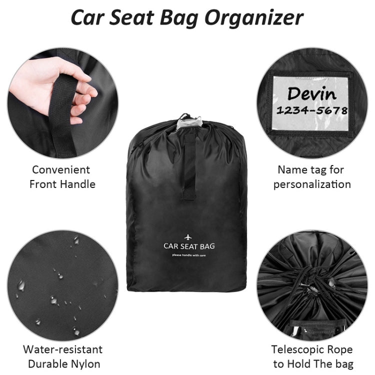 Car Child Safety Seat Travel Bag Baby Stroller Wheelchair Storage Bag